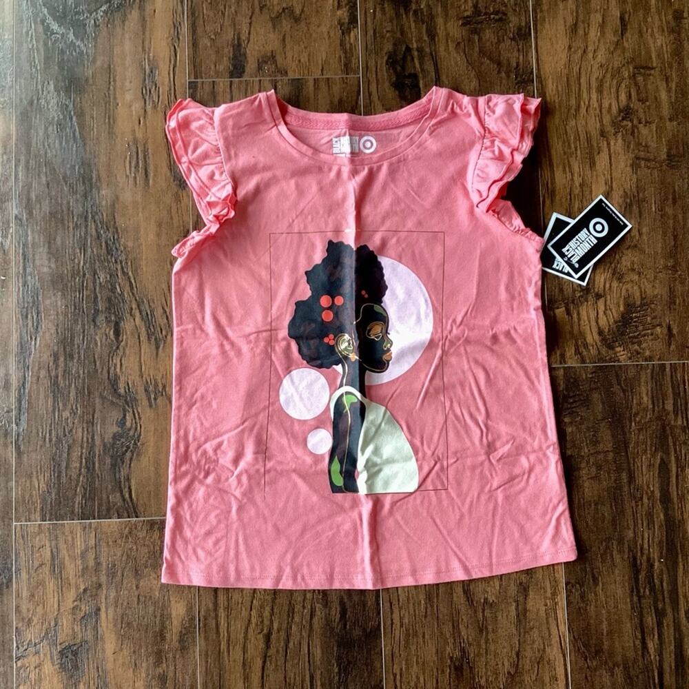 Target Bridgeforth Farms Pink Tee w/ Ruffle Sleeves - Picture 3 of 4